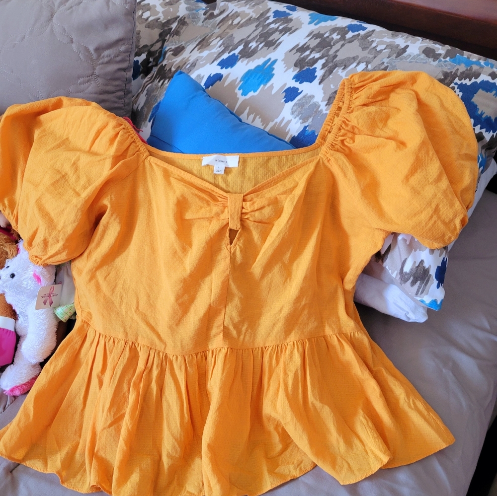 Beautiful shirt sleeve blouse